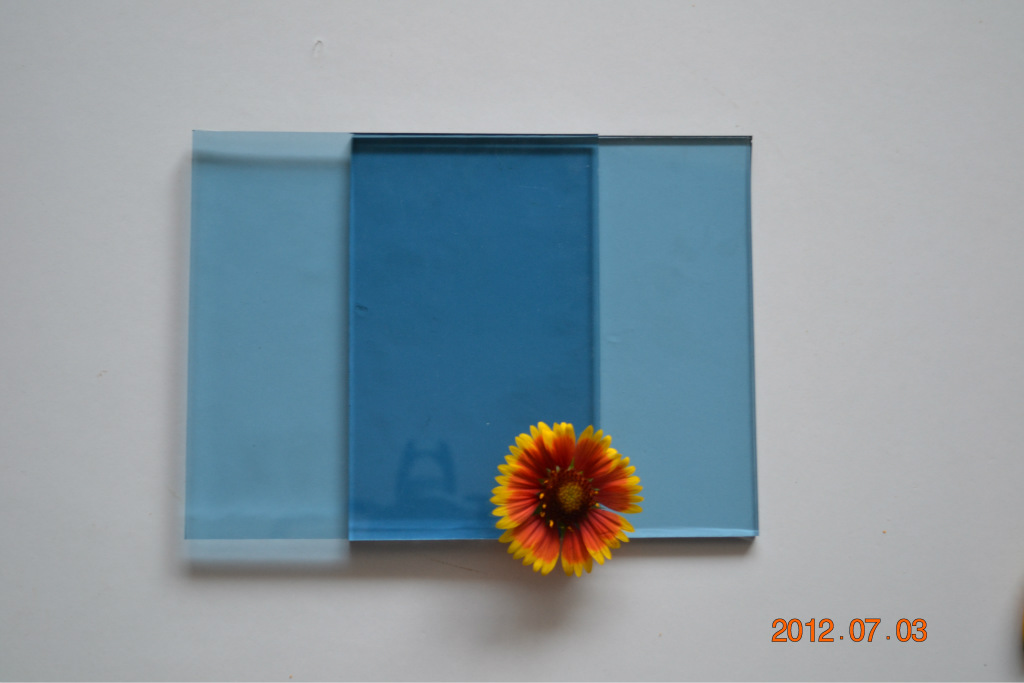 原片玻璃-优质福特蓝玻璃 镀膜玻璃 绿色粉色茶