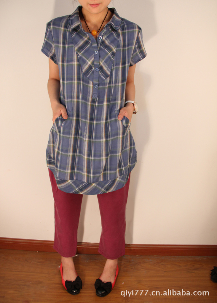 批发采购大码女装-【绮怡】2012夏季女装 棉麻