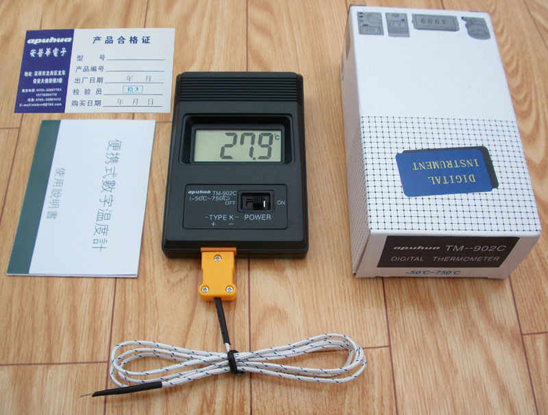 热电偶-批发TM-902C热电偶温度计(750℃)(图