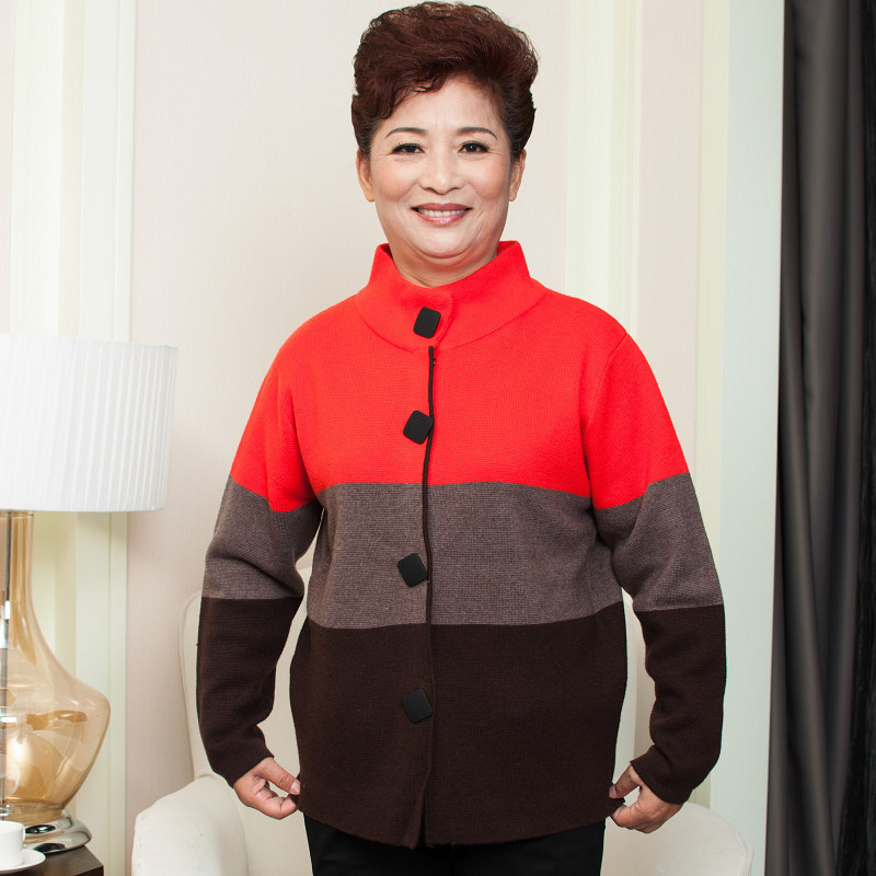采购女装<em>外套批发市场</em> 老太衫开衫 妈妈装外套