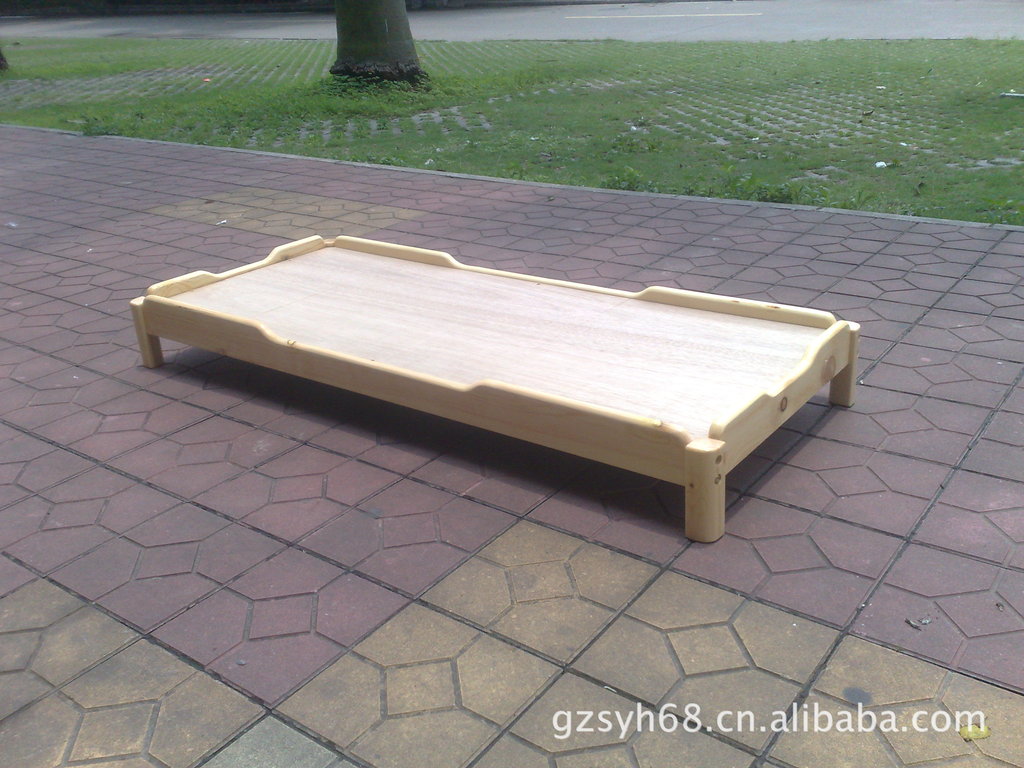 厂家直销批发SYH-013型简易实木儿童床 移动