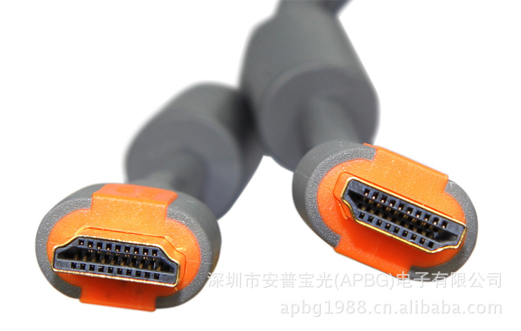 【【安普宝光】HDMI高清线 双色接头 28AWG