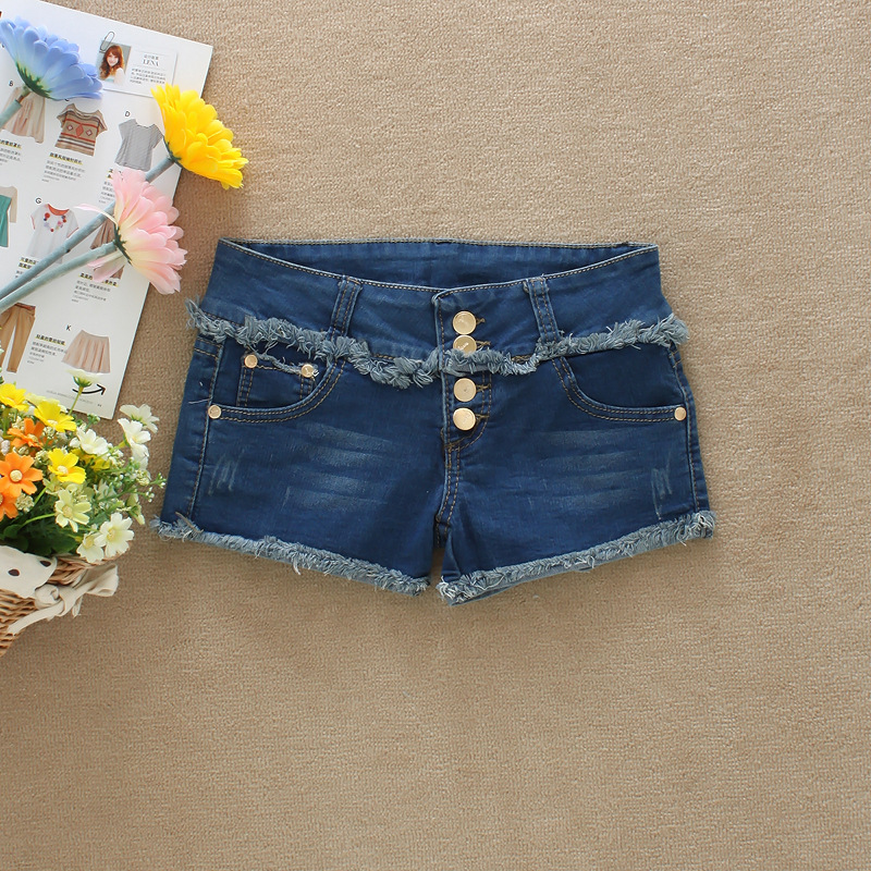 【显瘦弹力女式牛仔裤<em>短裤</em>女批发】价格,厂家