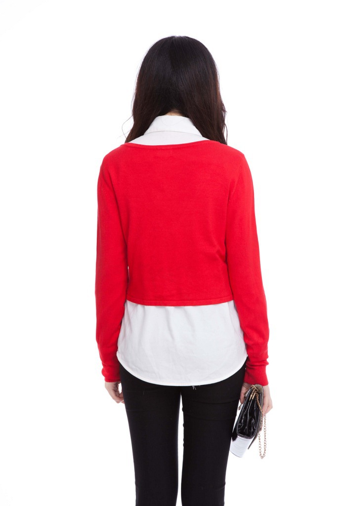 【外贸原单 新款<em>丝光棉</em>短款钉珠片长袖<em>披肩针</em>