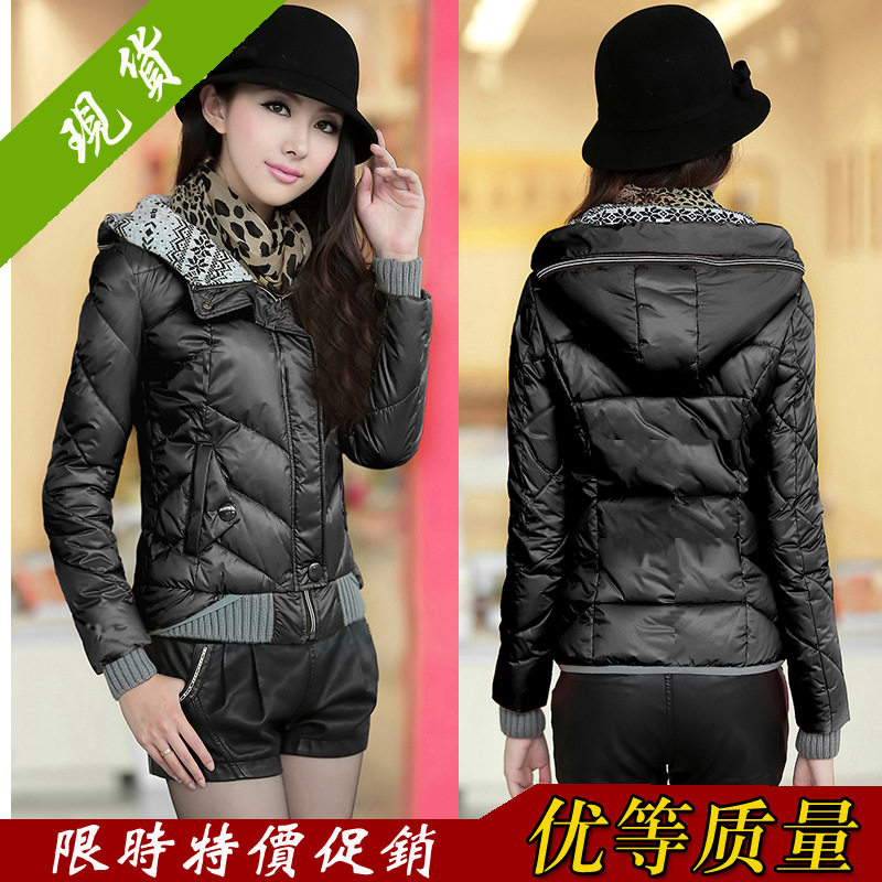 韩版修身气质加厚<em>棉衣</em>女装短款棉服<em>冬装外套</em>女