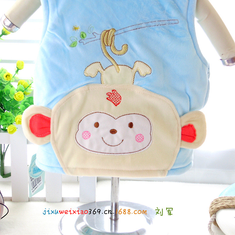 【宝宝珊瑚绒<em>水晶绒马甲</em> 婴幼儿棉马甲背心 儿