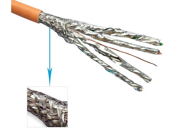 深圳恒德利厂家直销 cat6a cat7网络线 工程布线使用国标线