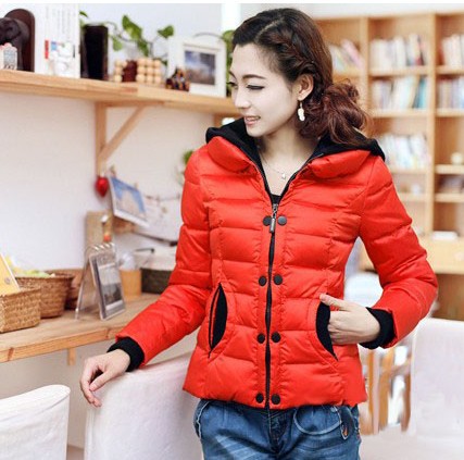2013韩版秋冬新款羽绒<em>棉服</em> <em>棉衣</em> <em>毛呢</em>连帽<em>女外</em>