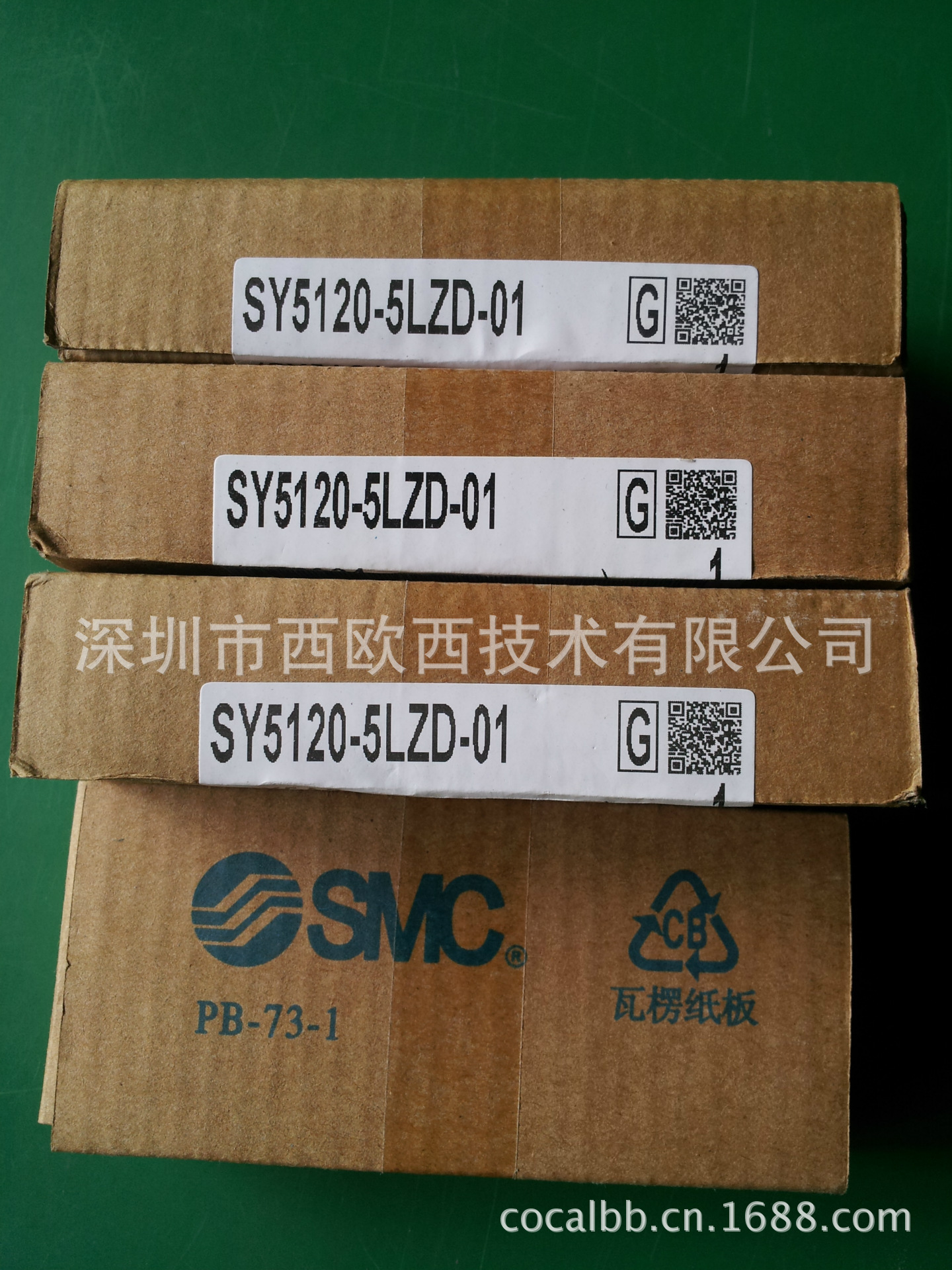 批量现货日本SMC电磁阀SY5120-5LZD-01二位五通微型DC24V换向气阀