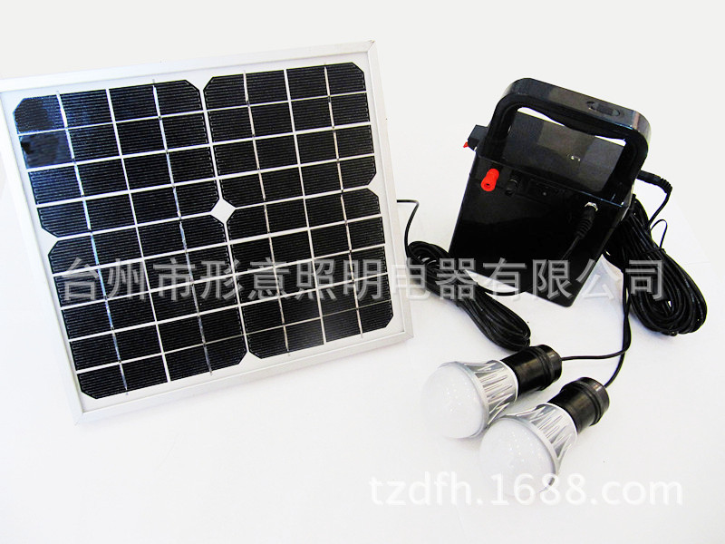 LED太阳能灯 LED太阳能家用小型发电系统太阳能灯LED太阳能灯泡