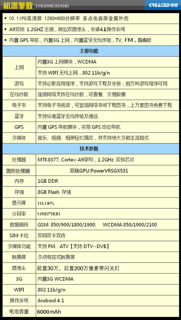 Планшет COLOVO IPS 3G GPS FM 10 X10 Планшет COLOVO IPS 3G GPS FM 10 X10