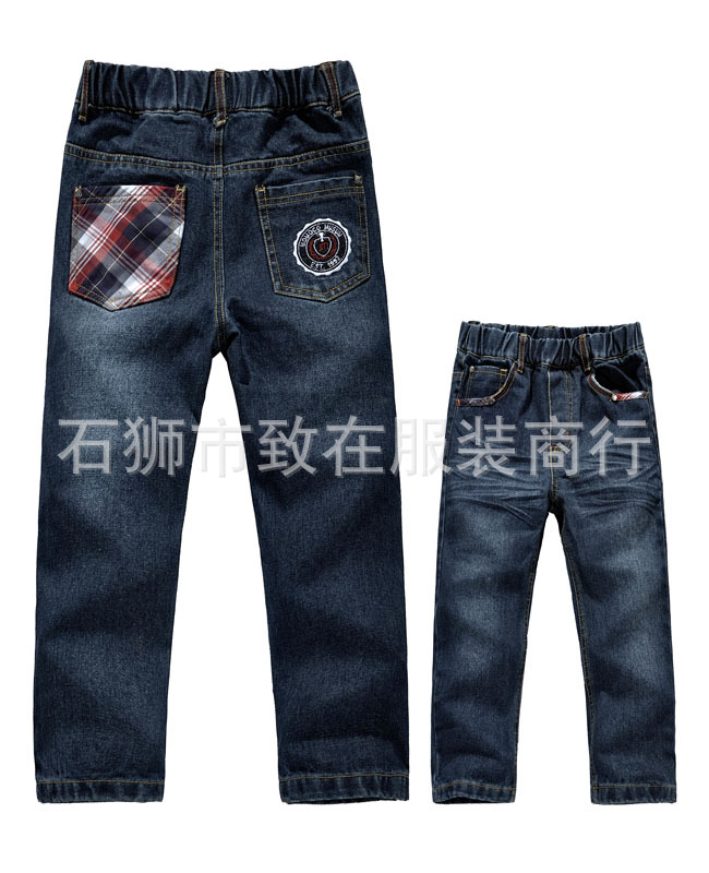 瑪米瑪卡專櫃品牌童裝 2013春秋新款男童單層牛仔褲工廠,批發,進口,代購