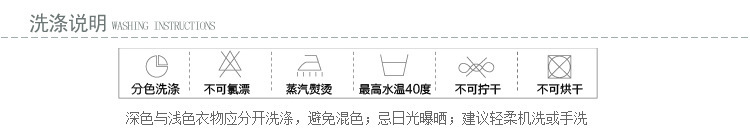 洗滌說明