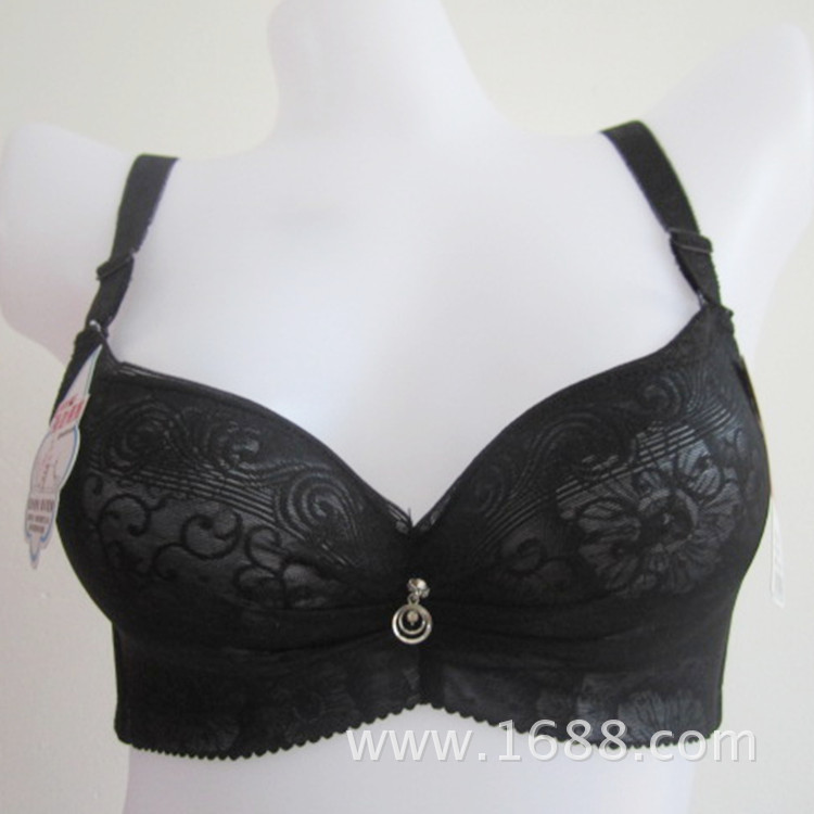 【聚拢<em>加厚</em>后U型三排扣侧收丰胸纯色调整型女