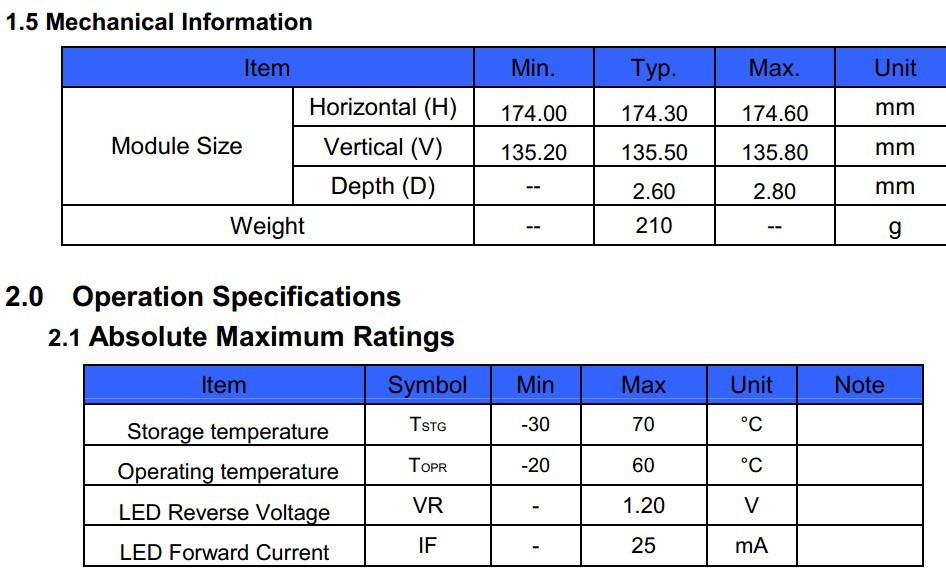 【8寸TFT-LCD液晶屏 进口玻璃+驱动电路+背