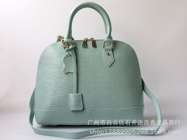 水波紋 貝殼包 淺藍 15