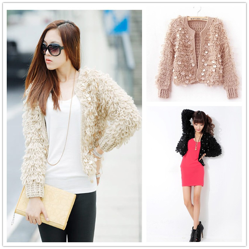 vintage TOPSHOP style尹恩惠同款手钩<em>亮片</em>棒