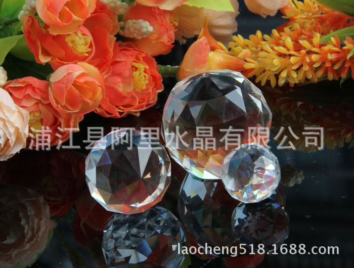 机磨水晶玻璃单平球,楼梯扶手配件,20-40mm