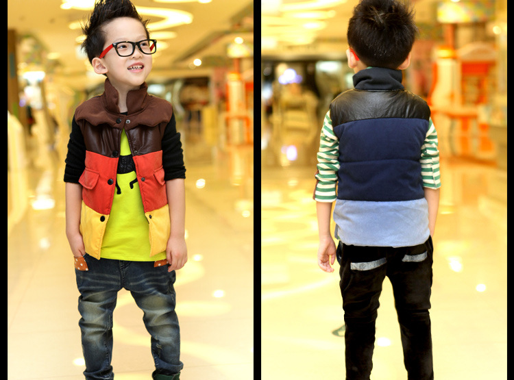 童<em>外套</em>-<em>童装</em> 冬款<em>童装</em>男童<em>加绒</em>加厚棉马甲 冬季