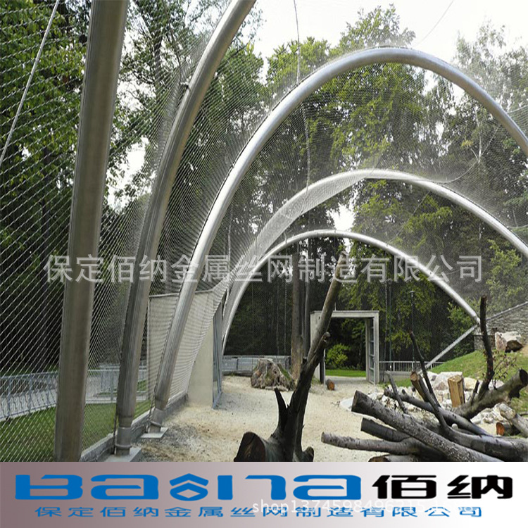 【厂家供应:优质不锈钢钢丝绳网 金属绳编织网