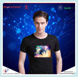 EL冷光片-广东厂家生产定制 发光t-shirt,el冷光