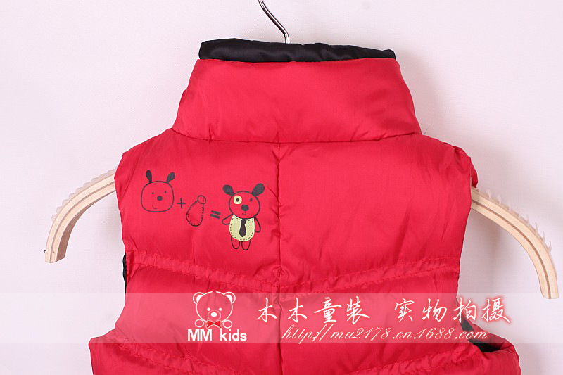 【外贸童装童装批发 simly两面穿<em>儿童立领棉马</em>