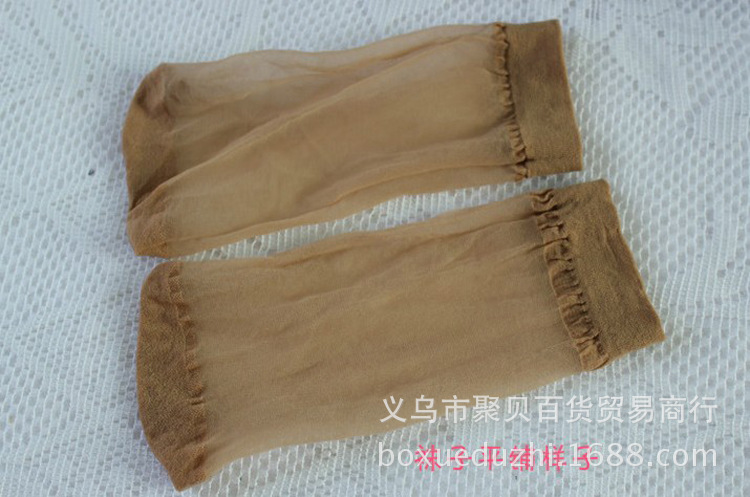 水晶高朝代防脱脱挂丝袜袜肉色袜短风格-及弹力诗人厂家主要初高中及写作图片