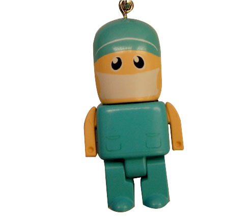 供应新款小机器人U盘 黑胶体芯片 可丝印LOG