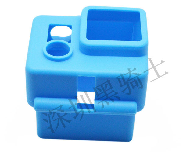 GP98 GoPro配件 Hero3+硅胶套 保护套 黑蓝绿