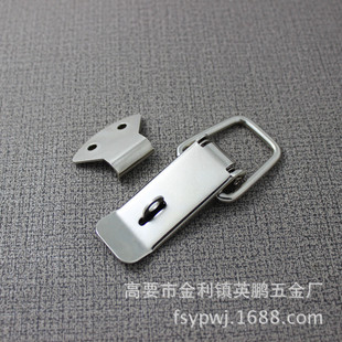 厂家专业生产供应j102铁锁扣 金属搭扣 五金锁扣 带弹簧锁扣
