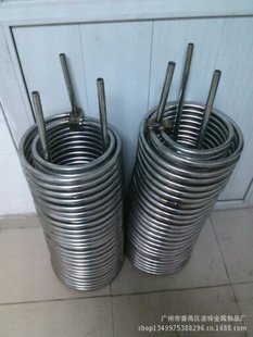 7-38钛管优质钛/316/304无缝盘管加工/不锈钢管换热器