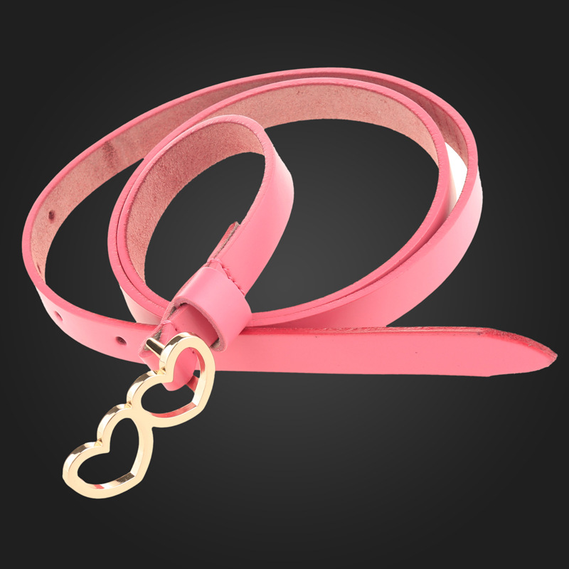 淘宝爆款<em>女式</em>全牛皮<em>皮带</em>韩版细款女士真皮腰带