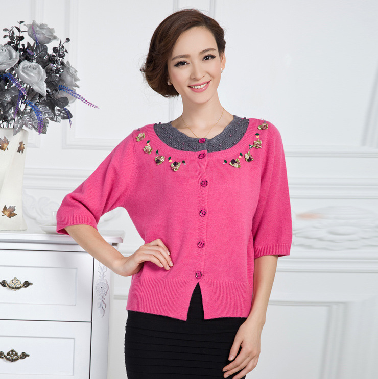 2013新款秋冬装<em>女开衫</em>老太衫<em>女开衫中老年</em>开
