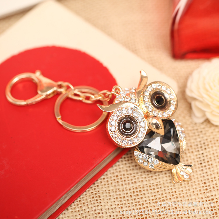 批发采购钥匙配饰-流行饰品 日韩时尚猫头鹰水