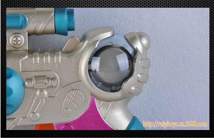 东发 电动闪光枪 太空枪 枪声逼真音效 语音玩具