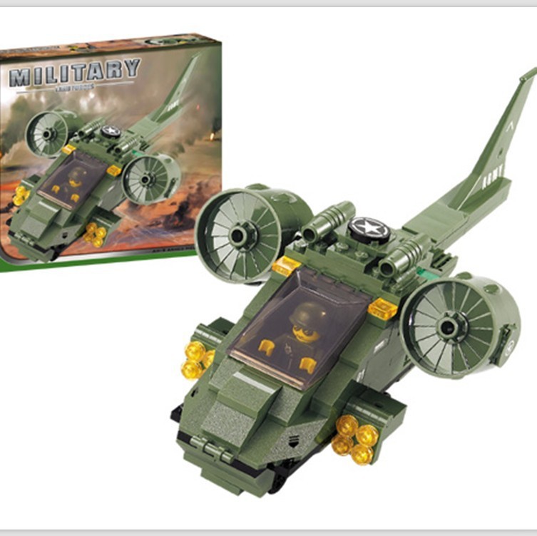 星钻积木玩具 武装直升机 80013 图片