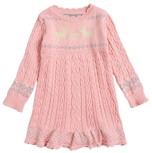 【外贸童装 <em>儿童</em>长袖<em>连衣裙</em>女童裙子秋装新款