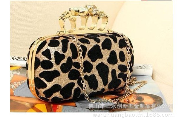 2013新款女包 欧美时尚晚宴包 骷髅头晚宴包