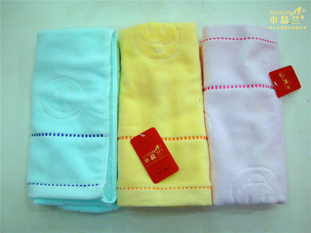 【保定年晟水晶兰割绒笑脸毛巾专业生产厂家直