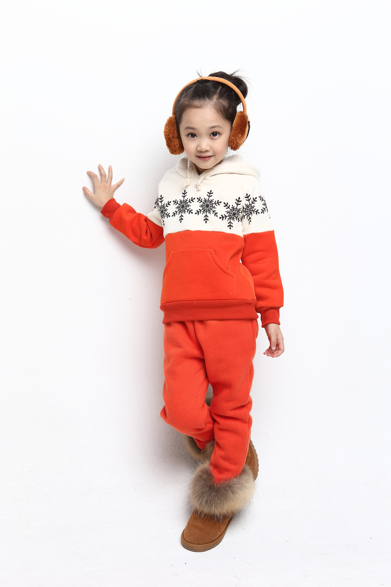 女童三件套 冬季新款 爆款童<em>棉衣马甲套装</em> 中大