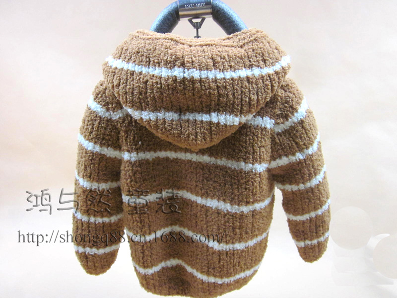<em>童毛衣</em>-手工<em>编织</em>绒绒线宝宝毛衣 雪尼尔<em>毛衣外</em>
