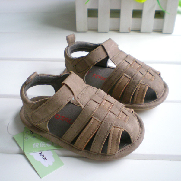 1-3岁统统专柜直销防滑胶底男宝宝凉鞋防滑学步鞋小童凉鞋8892B