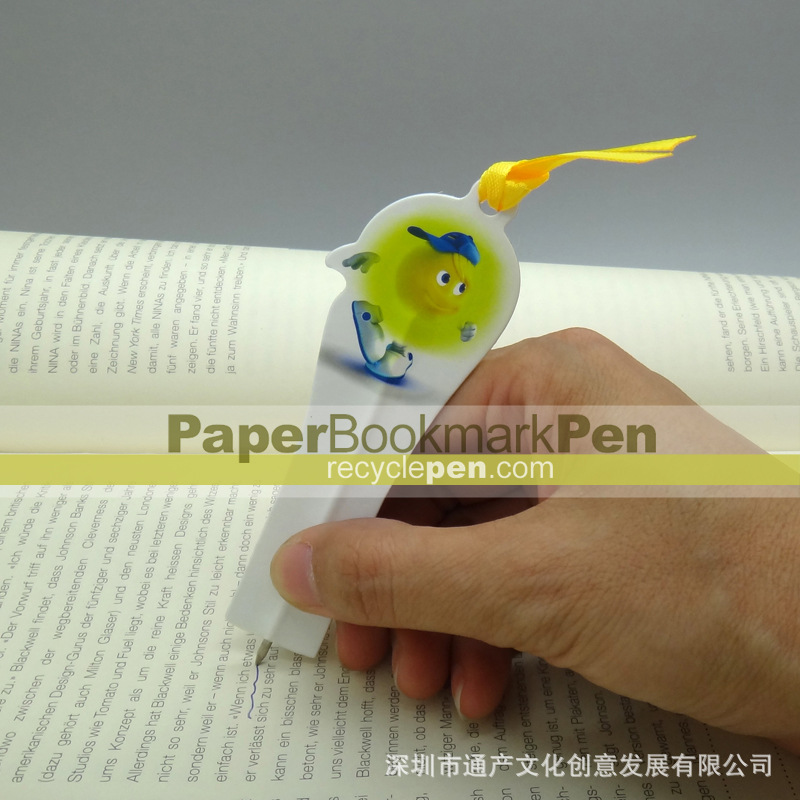 flat pen, bookmark pen