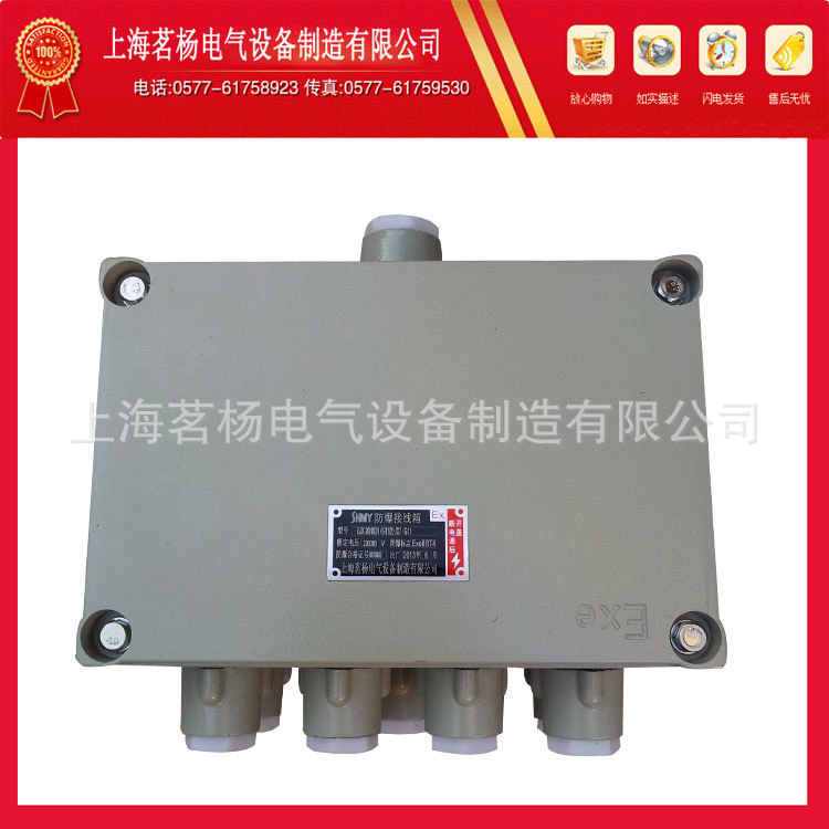 一进七出防爆接线盒