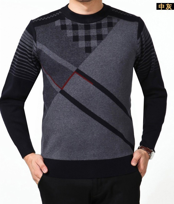 2013秋冬<em>品牌男士羊毛</em>衫 <em>毛衣</em> 针织衫圆领半高
