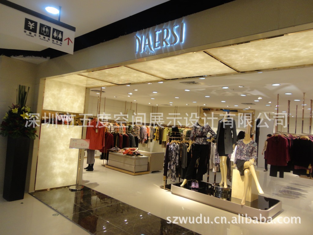 展示柜-长期生产 品质保证 商场知名品牌女装专