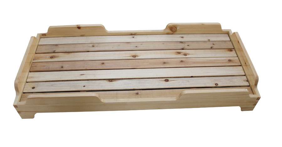 幼儿园专用双层实木床 上下铺小床 幼儿园床 木