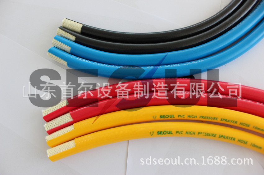 pvc氧气管汽车管品质高压韩国葫芦木质风管乙炔双气管挂件高压图片