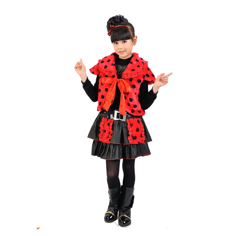 女童套装批发 2013冬款女童毛毛裙<em>三件套</em> 韩版
