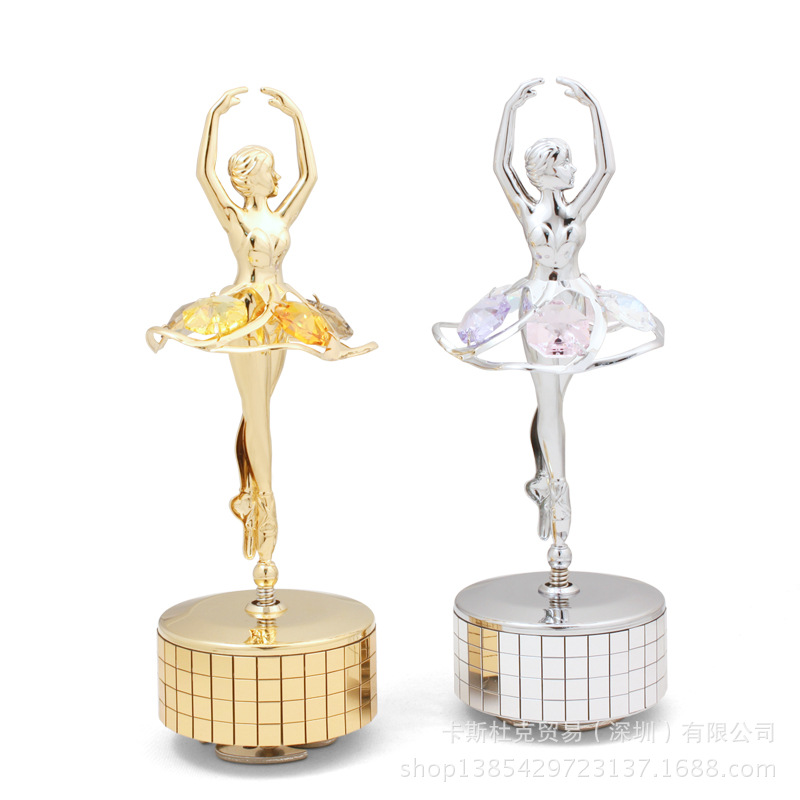 批发 CRYSTOCRAFT 卡斯杜克 水晶音乐盒 芭